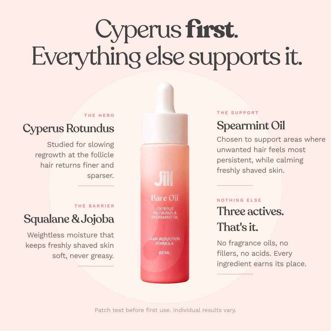 Jill Bare Oil - Hair Reduction Formula