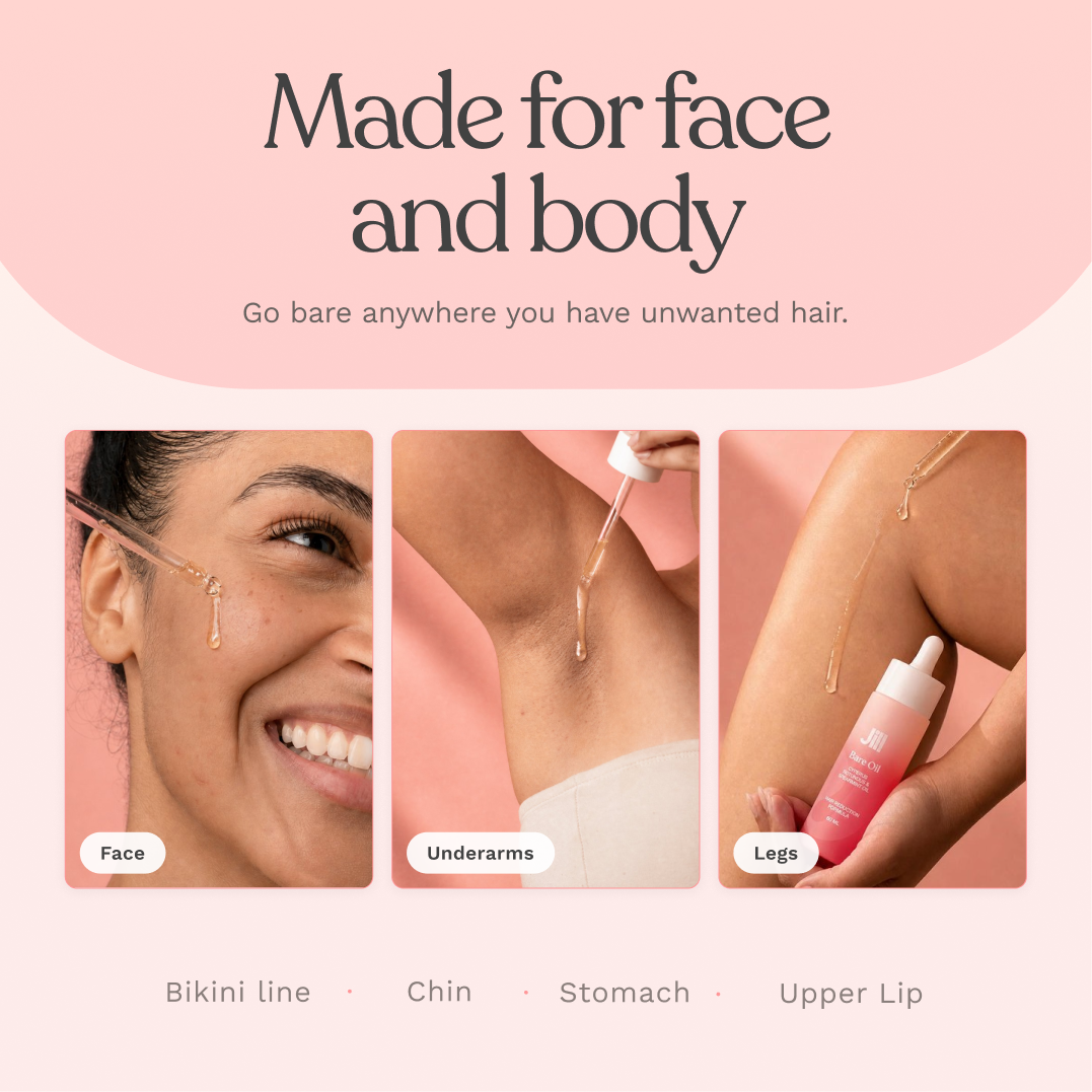 Jill Bare Oil - Hair Reduction Formula