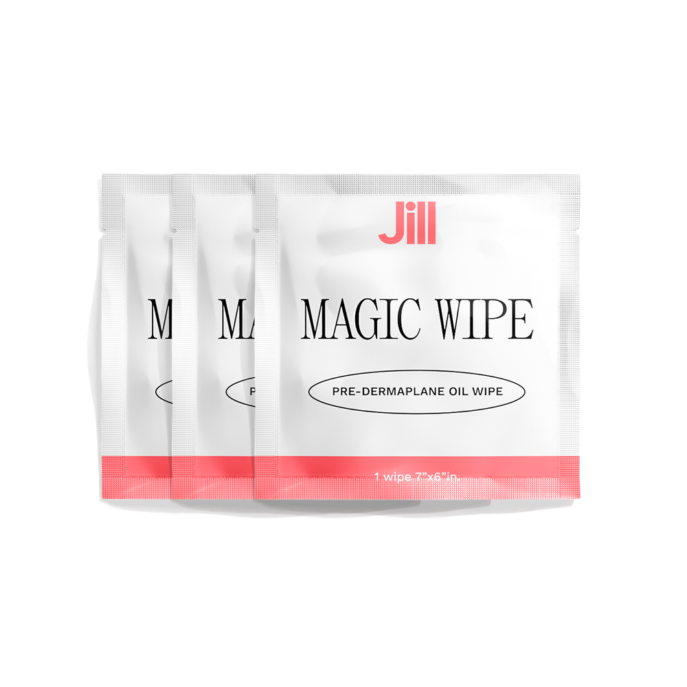 Pre-Dermaplaning Oil Magic Wipe - Jill 2.0
